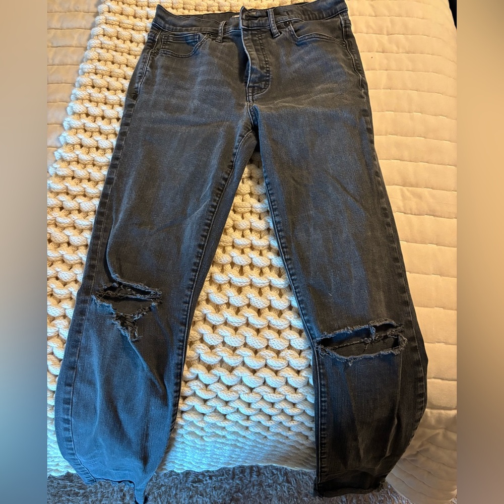 Madewell high riser skinny jeans